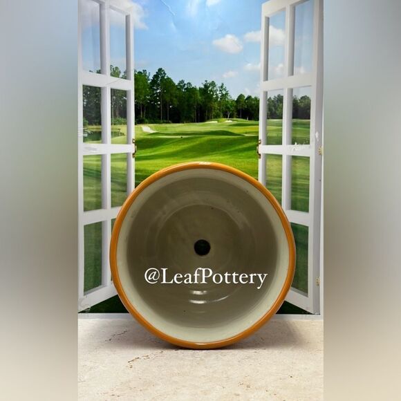 Vibrant Mexican Floral Art Barrel Planter | Hand-Painted Ceramic Clay Pot - Picture 7 of 10